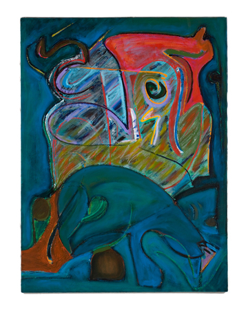 Untitled 1
48" x 36"
Acrylic and Oil on Canvas