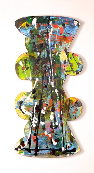 Untitled
48" x 28" x 3" Irregular
Acrylic on Canvas on Panel