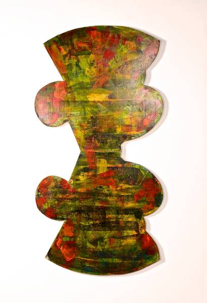 Untitled
77" x 37" x 4" Irregular
Acrylic on Canvas on Panel