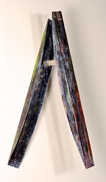 "Twist And Shout" left side
58" x 31" x 18"
Acrylic on Wood with 1.5" square stock Power-Coated Aluminum Stock