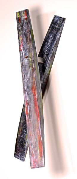 "Twist And Shout" right side
58" x 31" x 18"
Acrylic on Wood with Power-Coated 1.5" Aluminum Stock