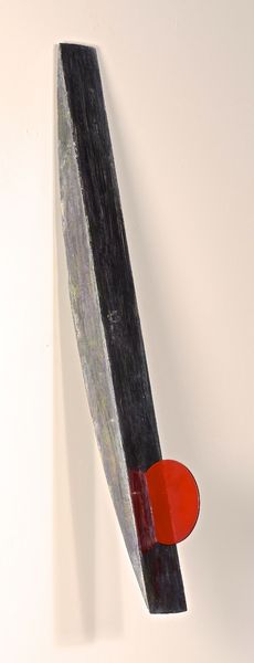 "Low Hung"
57" x 12" x 5.5"
Acrylic on Wood with 8" dia. Power-Coated Aluminum Circle