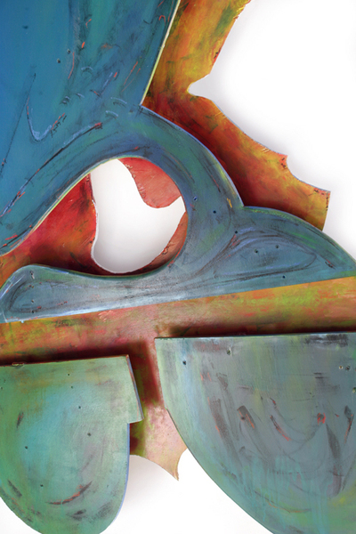 Mallard Grande (Detail)
Acrylic and Oil Pastel on Wood