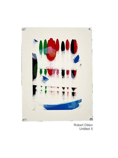 Untitled 5 
16 x 12
Acrylic and Interference on Arches 140 lb Watercolor Paper
