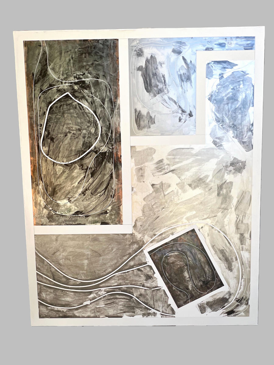 String Theory 9
Acrylic, Flashe on canvas on birch panel
60" x 48"