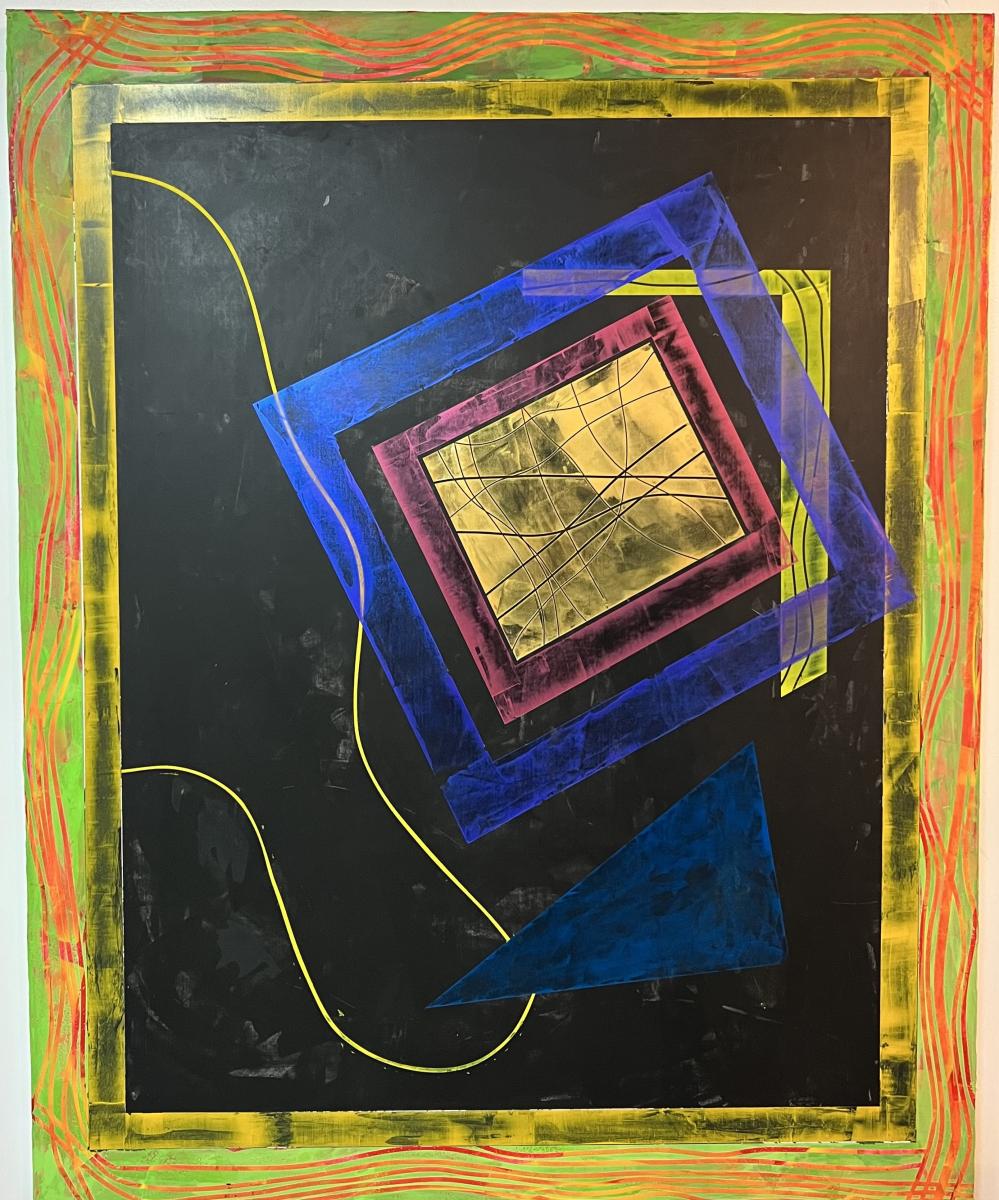 String Theory 12
Acrylic, Flashe on canvas on birch panel
60" x 48"