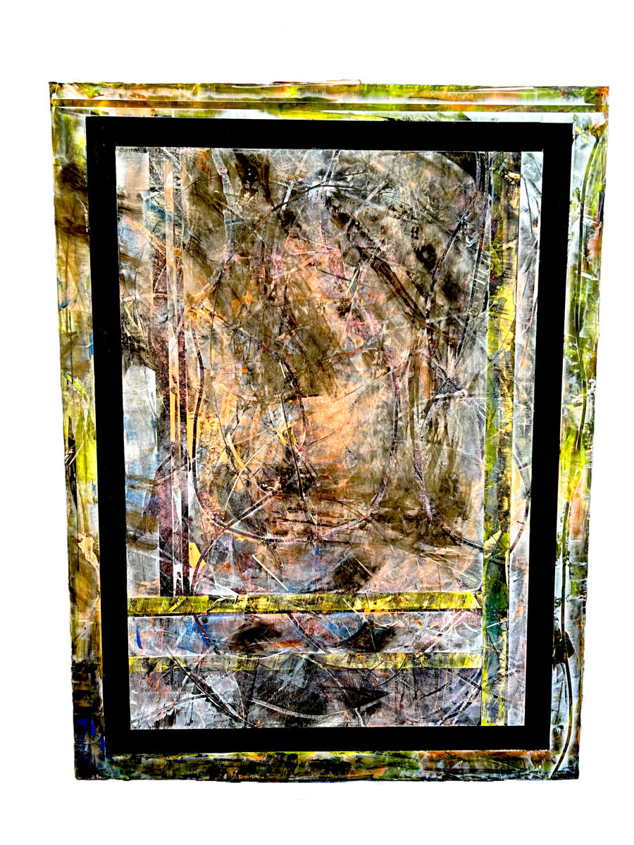 String Theory 5
Acrylic, Flashe on canvas on birch panel
48" x 36"
