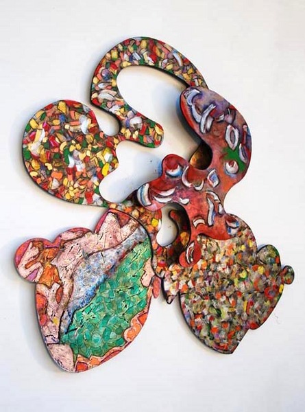Stranded in Paso
57" x 55" x 5" Irregular
Acrylic and Oil on Wood