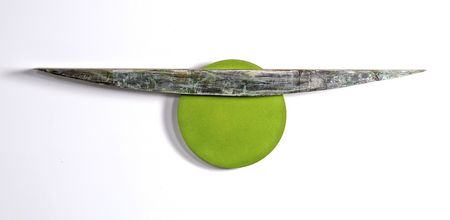 Untitled
15" x 57" x 5"
Acrylic on Wood with 16" Powder-Coated Aluminum